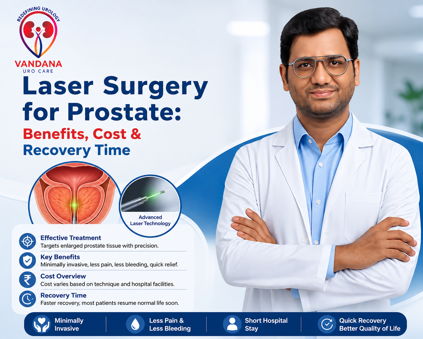 Laser Surgery for Prostate: Benefits, Cost & Recovery Time